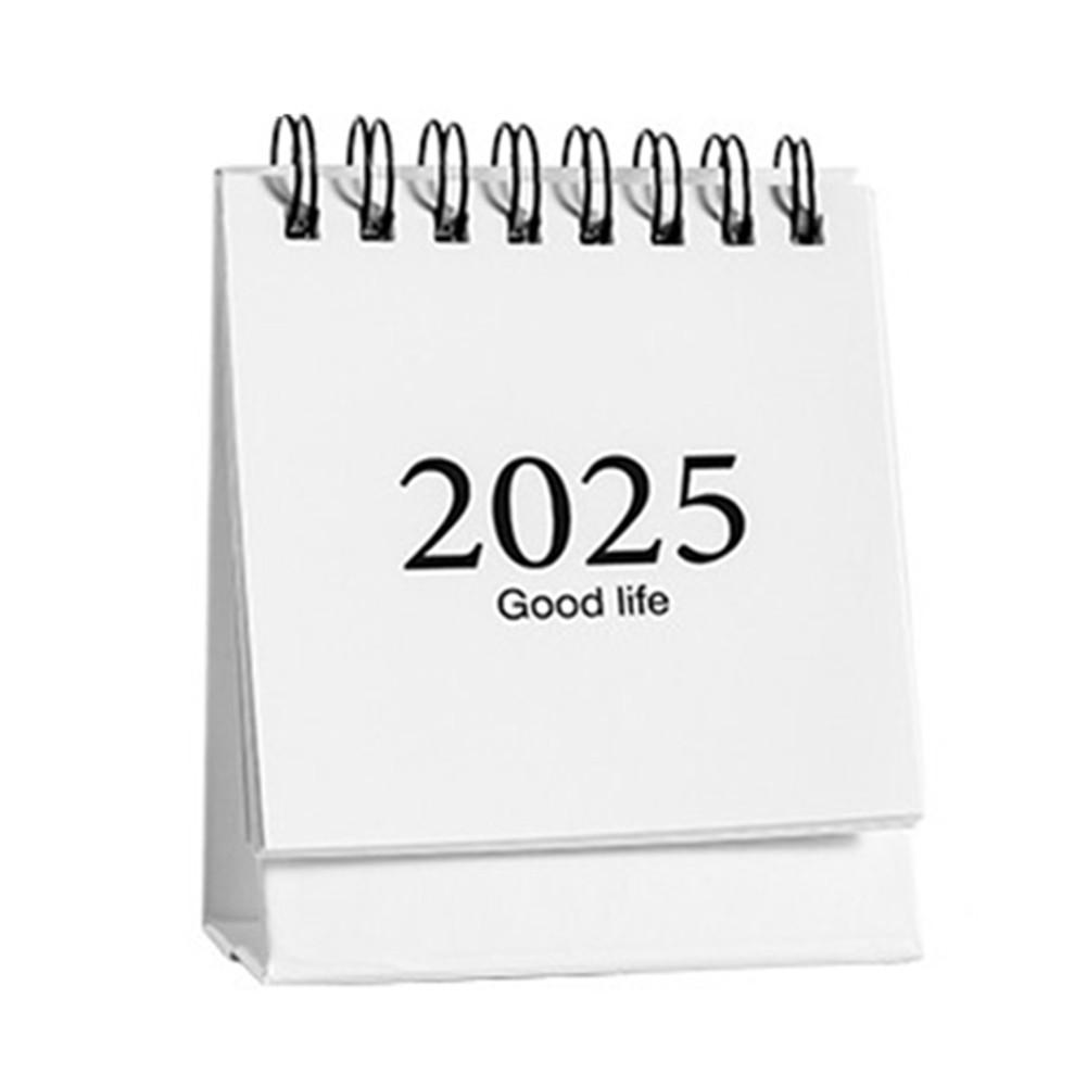 2024-2025 Mini Desk Calendar Standing Flip Desktop Calendar Running From July 2024 To December 2025, Desk Calendar With Stickers