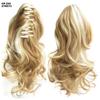 Synthetic Wavy Claw Clip In Hair Extension Pony Tail Heat Resistant Natural Wave False Hairpiece