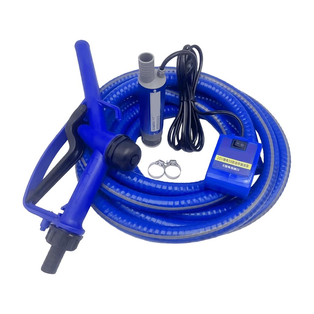 Fluid Transfer Pump Easy Carry Electric Oil Water Pump with Overheat Defense for Fues Water Double Application