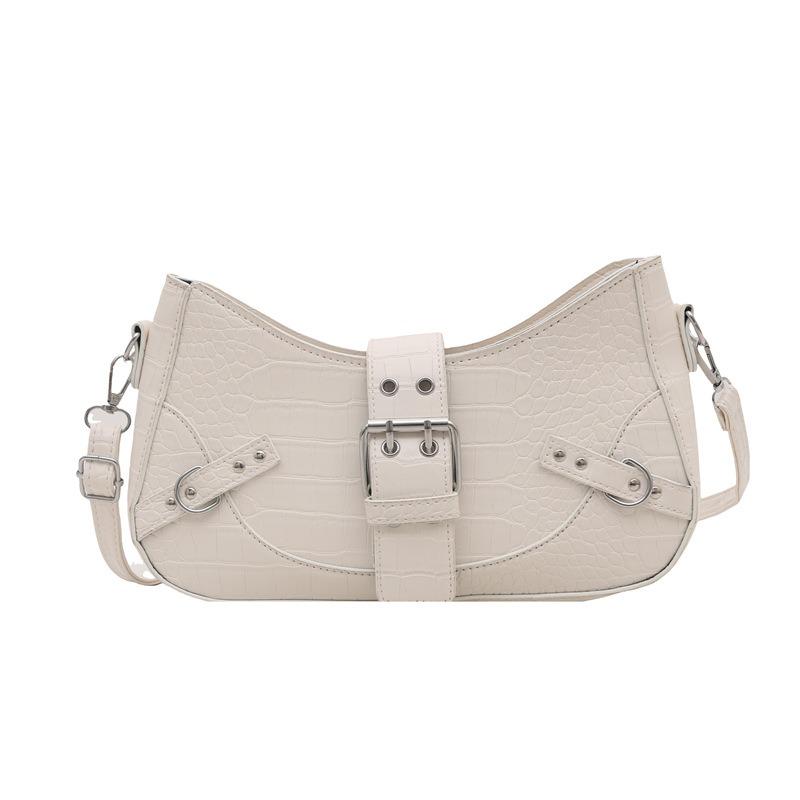 Trend niche belt buckle design new fashion popular shoulder messenger bag high sense casual