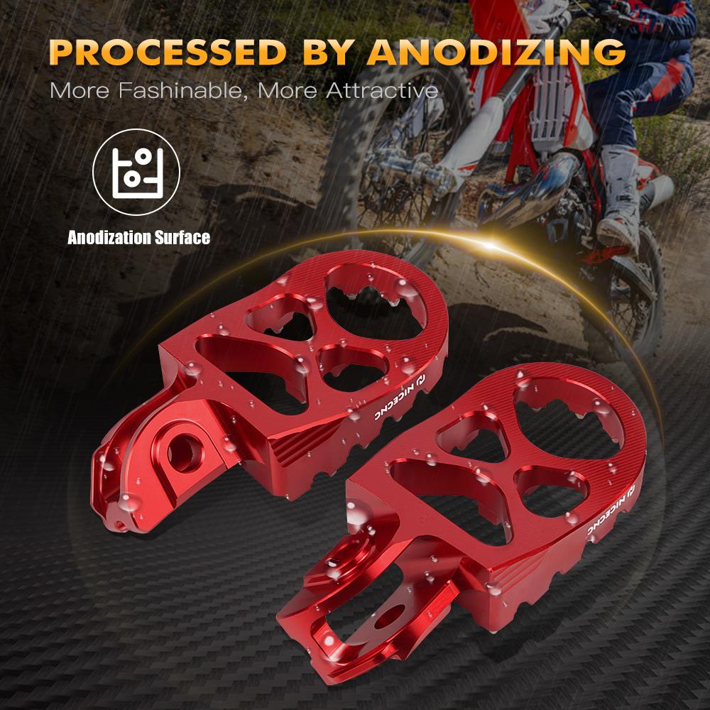 NICECNC For Beta 2020-2024 RR 300 RR 250 RR 200 RR 350 RR 390 RR 400 RR 430 RR 450 RR 480 RR 520 Forged Foot Pegs Footrest 2023