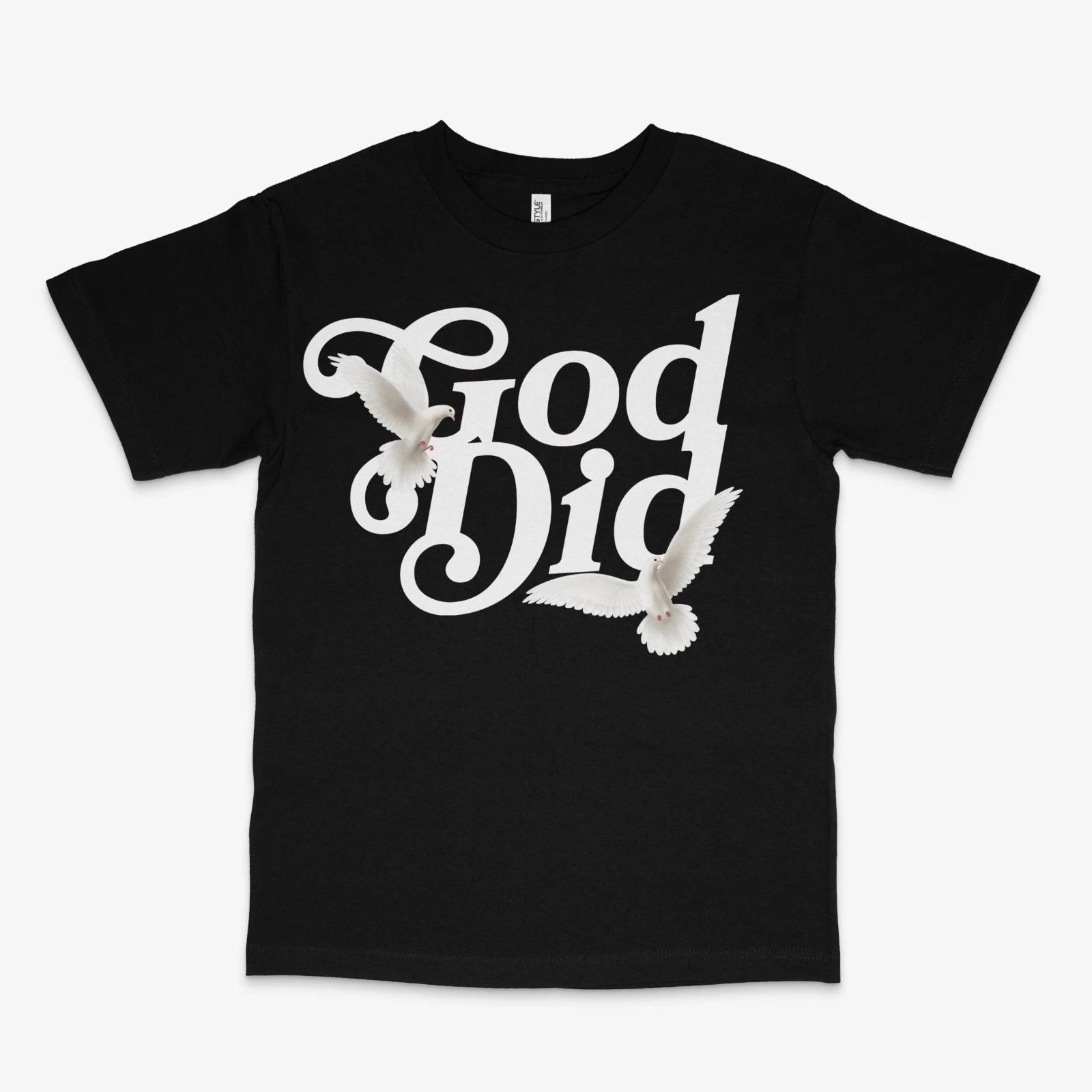 GOD DID Khaled Black Tee XL