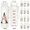 Copo Térmico Fashion com Canudo 750ml Livre de BPA, Para Casa Esportes Viagem Acampamento, Ótimo Presente para Casal Dia das Mães Dia dos Professores