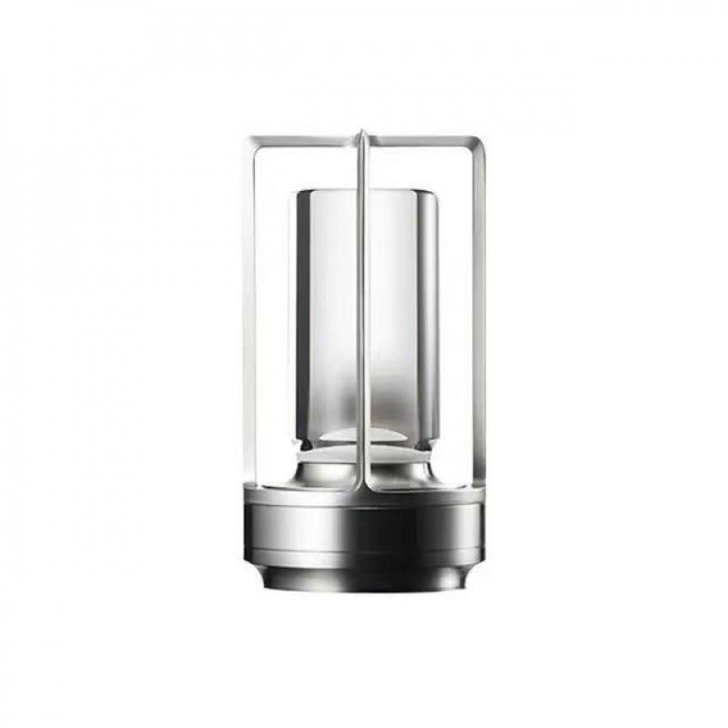 Portable LED Touch Lamp - Metal Stand, Rechargeable, Eye-Protective, Super Bright for Bar, Camping, or Table Use