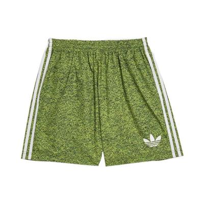 Originals Kerwin Frost Collaboration Series Grass Digital Print Mid-Rise Casual Shorts Men Shorts Grass-Green HI5623