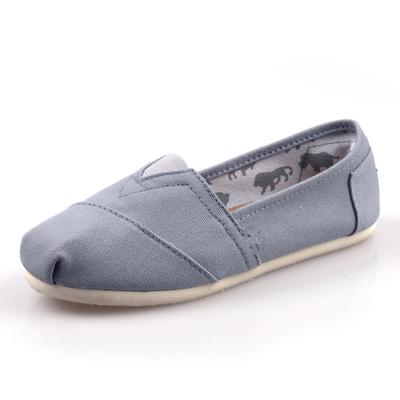Mode 2025 Été Mocassins Bleus Homme Classique Toile Chaussures Plates Femme Confortable Respirant Homme Chaussures Décontractées Slip-on Espadrilles