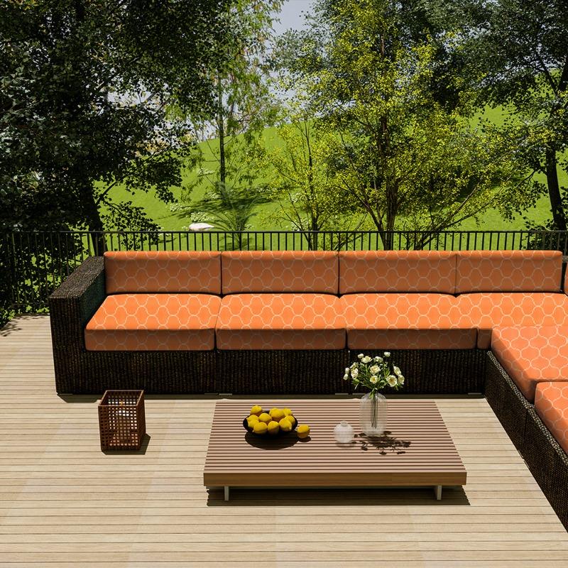 Wasserdichte Outdoor-Sofahülle für Zuhause, Hotel, Garten, Terrasse, Rattanecksofa-Abdeckung, Sonnenschutz, Staubschutz, Möbel-Schutzhülle