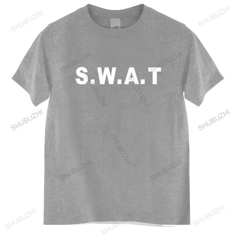 Cotton Tshirt Men Summer Tees Kids SWAT T Shirt Boys Girls TShirt Fancy Dress Costume Funny Top Tees Mens Tshirt