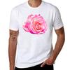Pink Rose Tshirt Basic Casual Wear Short Sleeve Top Tshirt