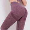Pantaloni de Yoga cu Talie Înaltă, Culoare Piersică, pentru Ridicarea Șoldurilor - Fără Șifonare, Strâmți și Elastici pentru Fitnessul Femeilor