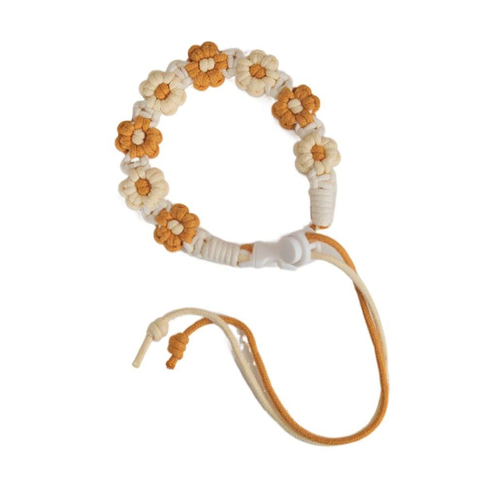 Handmade Cup Carrying Strap Flower Packaging Strap Water Bottle Handle  for Coffee Milk Tea Cup