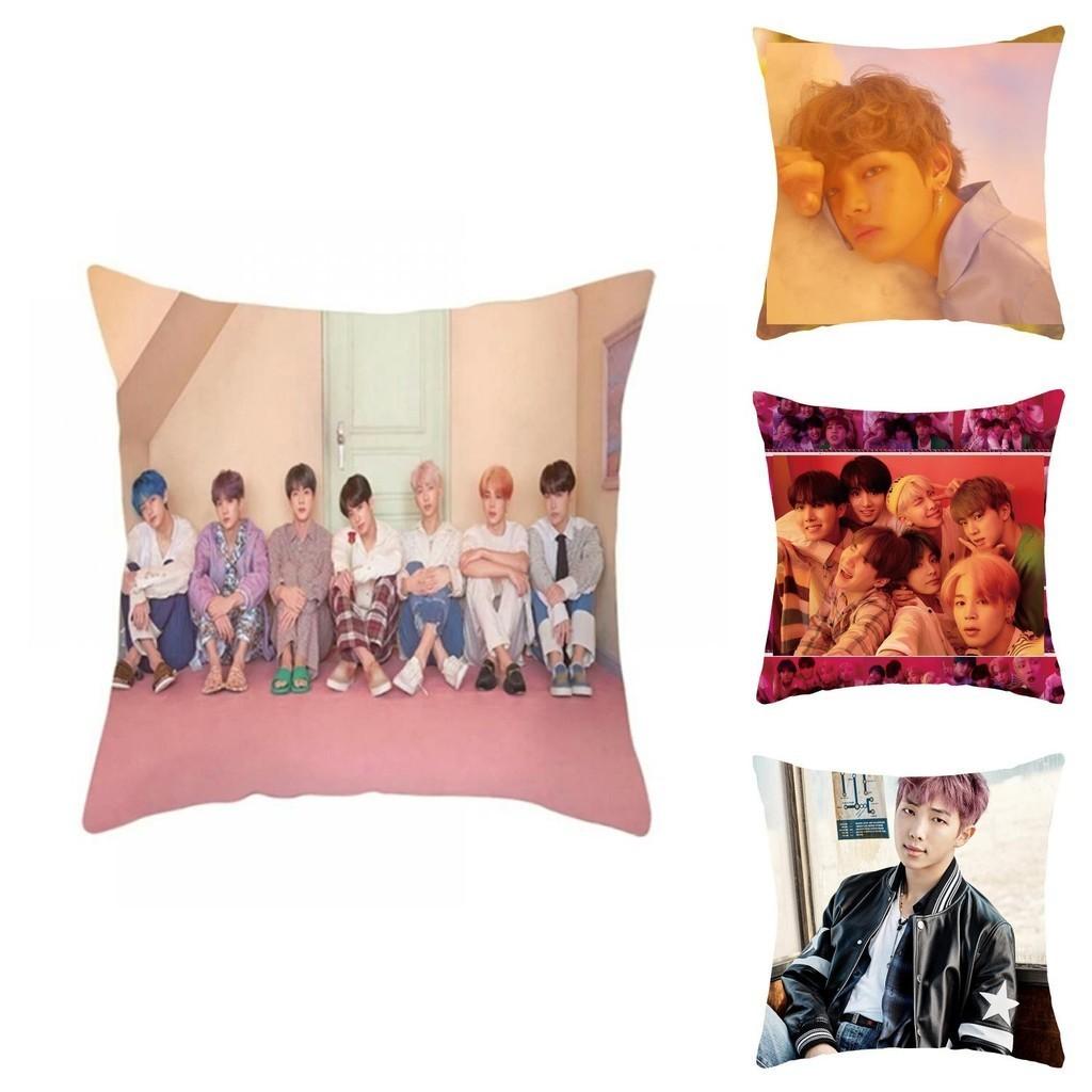 Map Of The Soul 7 Print Pillow Case Decorative K-pop Bangtan Boys Cushion Cover For Ultimate Fan Style
