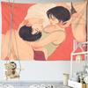 Personalized Girl's Tapestry Wall Hanging Kawaii Hippie Cartoon Art Bedroom Dormitory Curtain Home Decor