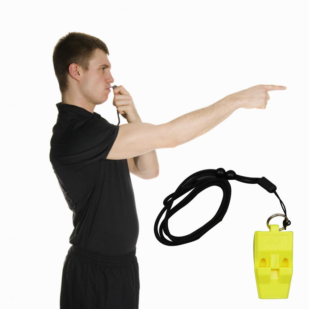 1Pc Colored Referee Whistle Loud Crisp Sound Football Whistle High Decibel Basketball Soccer Training Whistle Sports Supplies