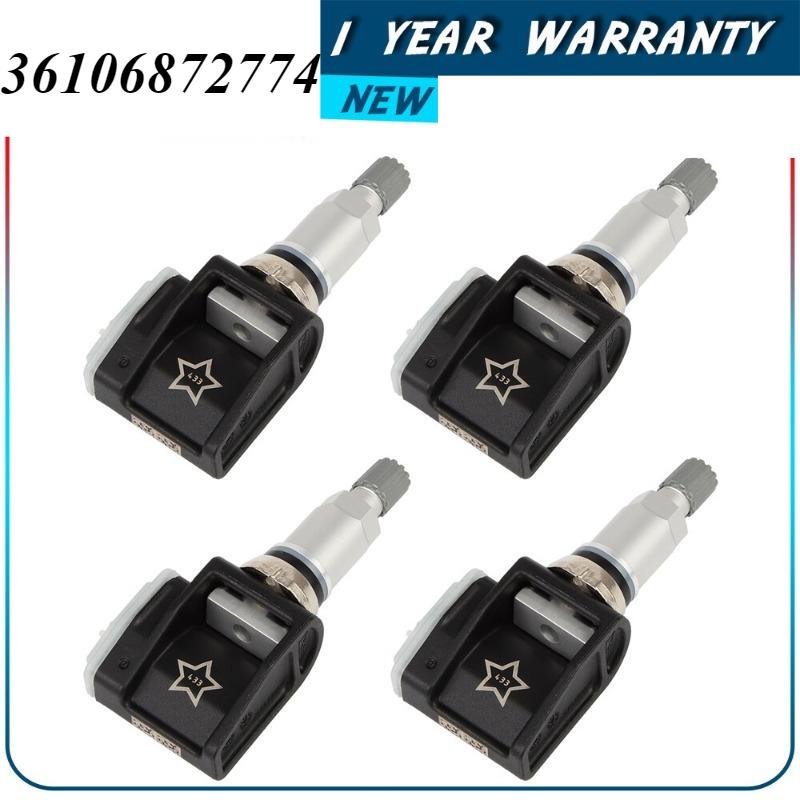 4Pcs Tire Pressure Monitor Sensor TPMS 433Mhz for BMW G30 G31 G38 F90 G32 G11 G12 G01 G02 G05 36106872774