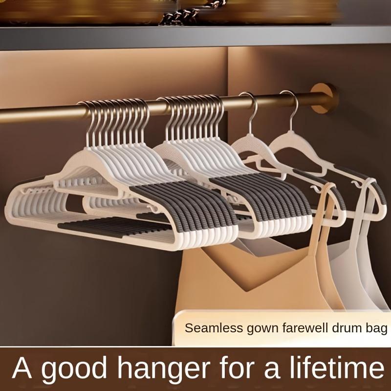 5/10/20 Pieces of Anti Slip Design Hangers, Seamless Hangers, Sturdy and Durable Heavy-duty Jackets, Durable Hangers