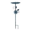 Bird Bath Bowl Easy to Install Drinking Sturdy Feeding Station Decoration Iron Birdfeeder for Garden Balcony Outdoor Porch Fence