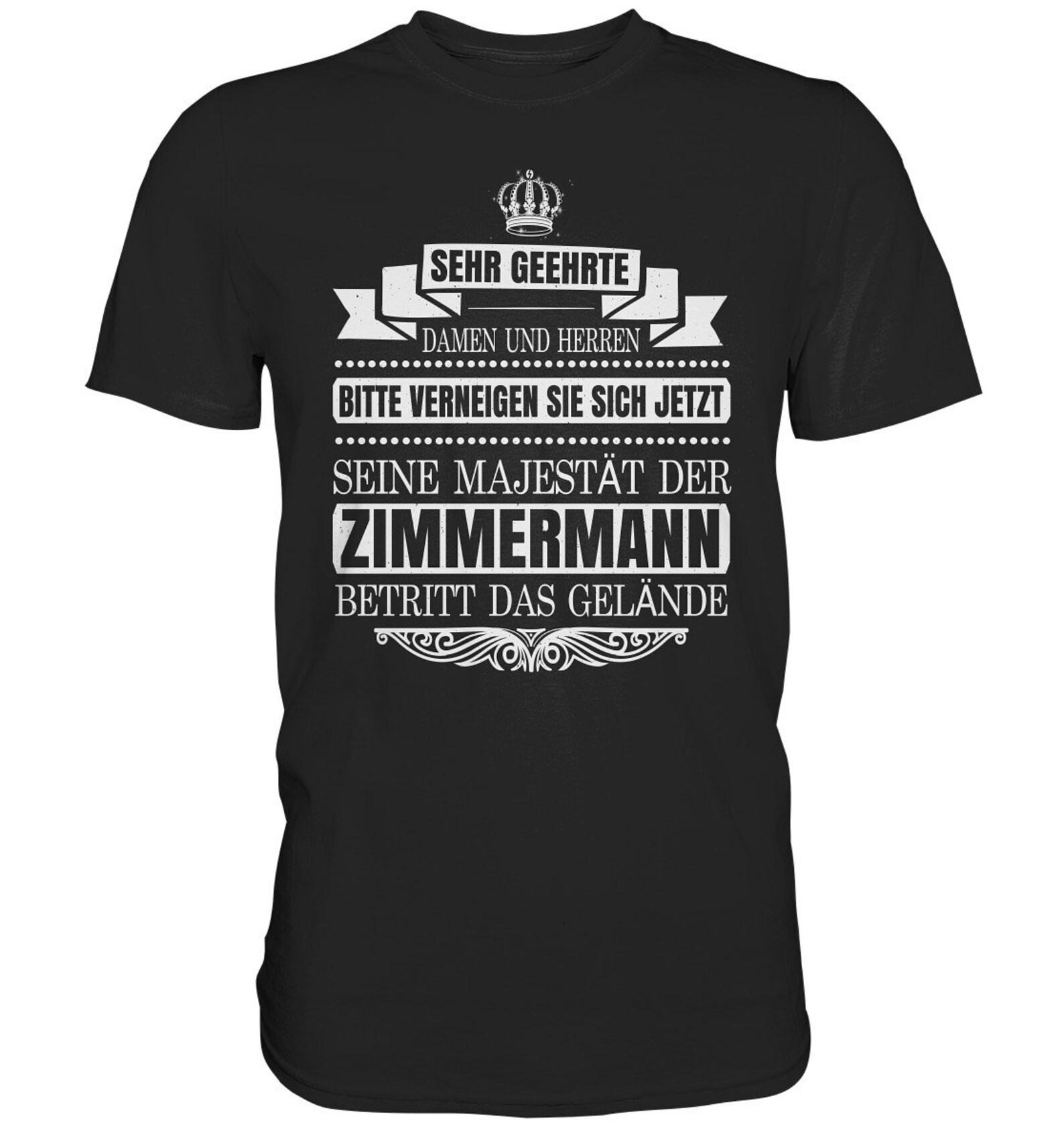 T Shirt Carpenter Enters The Site Saying Carpenter Gift Ideas - Premium Tshirt S