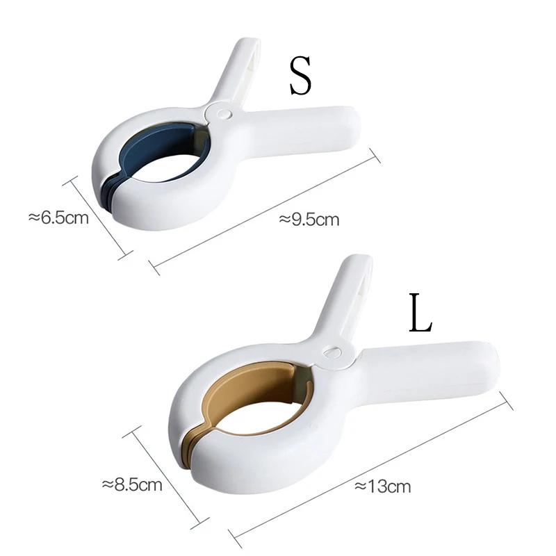 Large Beach Towel Clips Plastic Strong Windproof Clothes Pegs Quilt Hanging Clip Reusable Non-slip Fixed Drying Clothespin