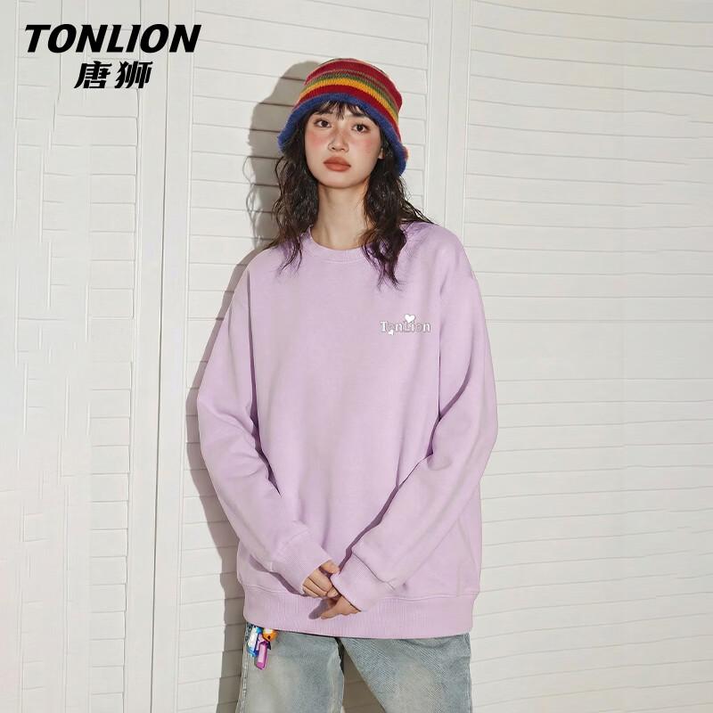 TonLion Women's Long Sleeve Crewneck Sweatshirt