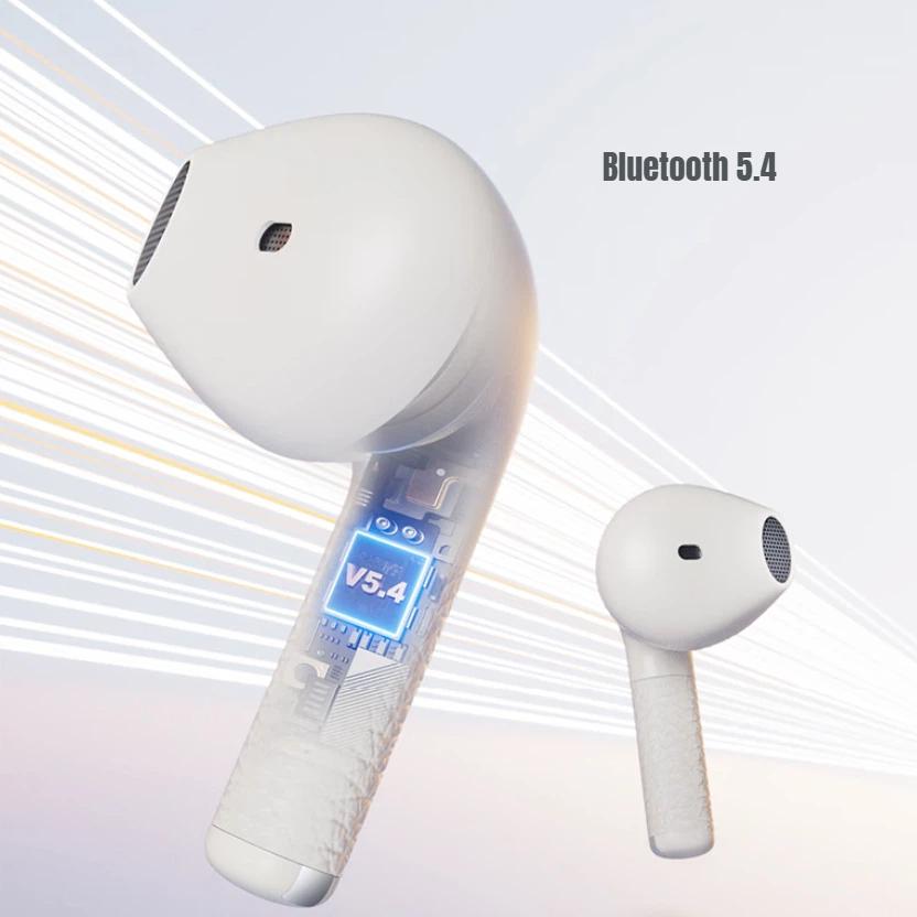 EDIFIER Wireless Bluetooth Earphones, Semi In-Ear Style, 32-Hour Long Battery Life, Bluetooth 5.4, White