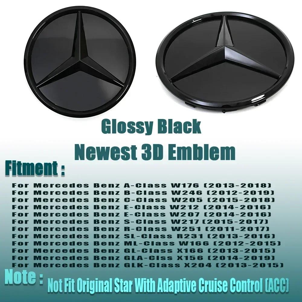 Autoaufkleber Für Mercedes Benz Silberner Rand 3D Spiegel Emblem Für Mercedes Benz A W176 B W246 C W205 Klasse Mattschwarz OE Stil F