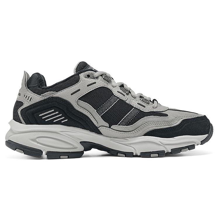 Skechers Vigor 2.0 Comfortable Soft Low-Top Outdoor Functional Shoes Men Shoes Gray Black 237125-CCBK