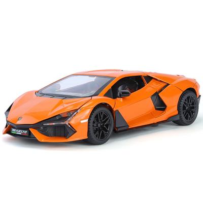 1/24 Scale Lamborghini Revuelto Streetcar Version Sport Car Alloy Metal Diecast Model Car Sound & Light Children's Toys for Boys Gifts