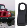 High Quality Car Accessories Car Light Cover Light Cap 1 Pair ABS Black Fog Lamp Bezel Fog Light Front Bumper For JEEP
