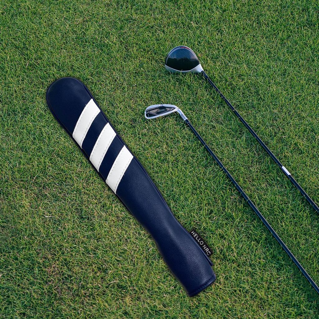 Kryt na alignment tyče Pouzdro na golfové hole Držák s krytem hlavy z PU kůže Tréninkové hole