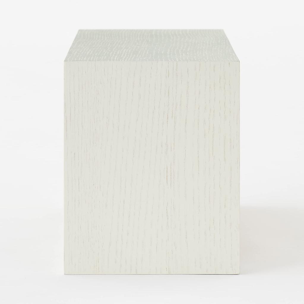 MUJI Wall Mounted Furniture Box Oak Wood Light Gray Width 44 X Depth X Height 19cm 44520673 15.5