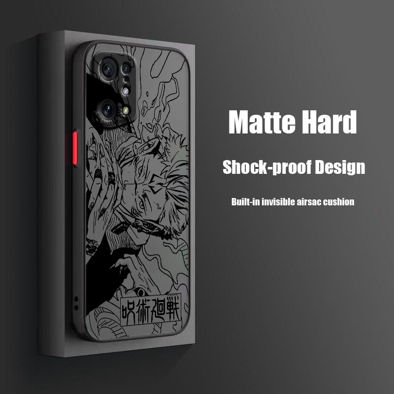 Jujutsu Kaisen Animation Cute For OPPO Reno 8T 8 7 6 5 ZF SE Pro Plus Lite TPU протиударний матовий напівпрозорий чохол для телефону