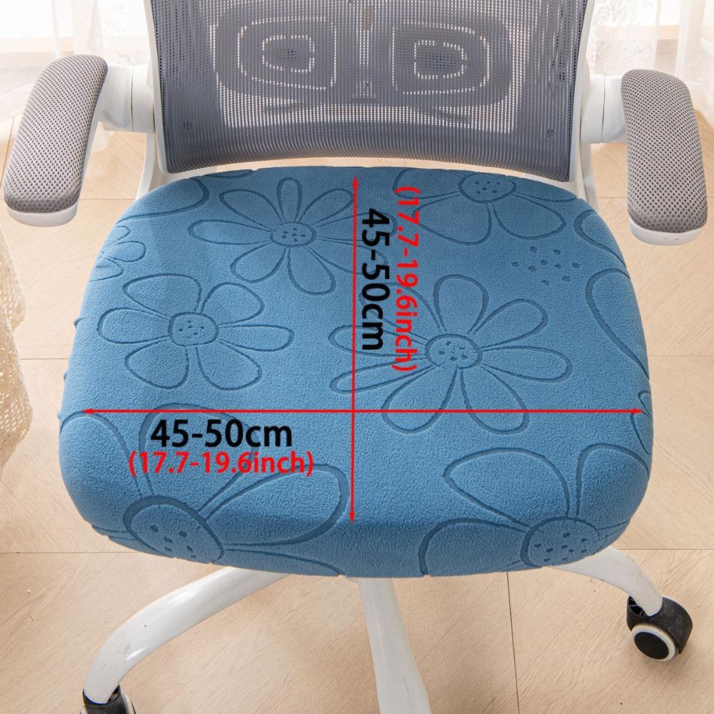 Jacquard Office Chair Seat Covers Universal Computer Chair Cove Dining Chair Cover  for All Seasons
