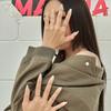 Reusable Nail Tips Sand Beige (Coffin)