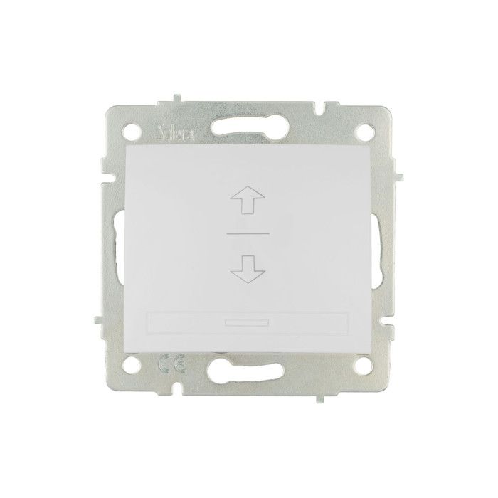 Roller Shutter Switch 10a 25v White s.Europa Solera
