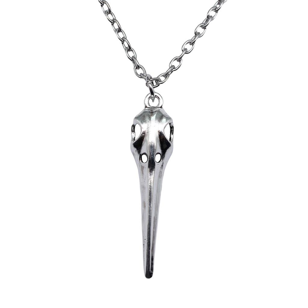Eagles Gothic Pendant Necklace Gothic Steampunk Halloween Jewelry 45cm or 70cm Long Chain