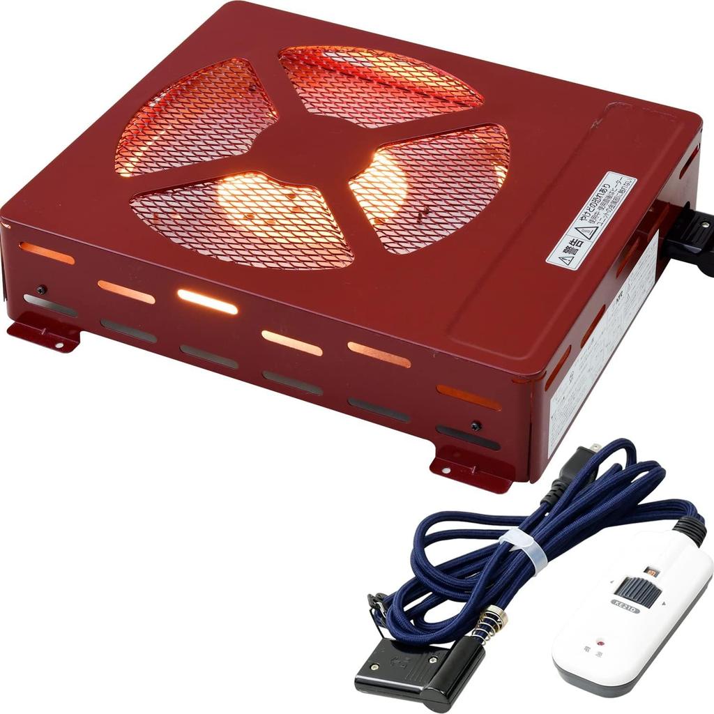 Metro Electric Industry Hori Kotatsu Erstatningsvarmeenhet Håndtemperaturkontrolltype Tynn type MH-604RE(DB)