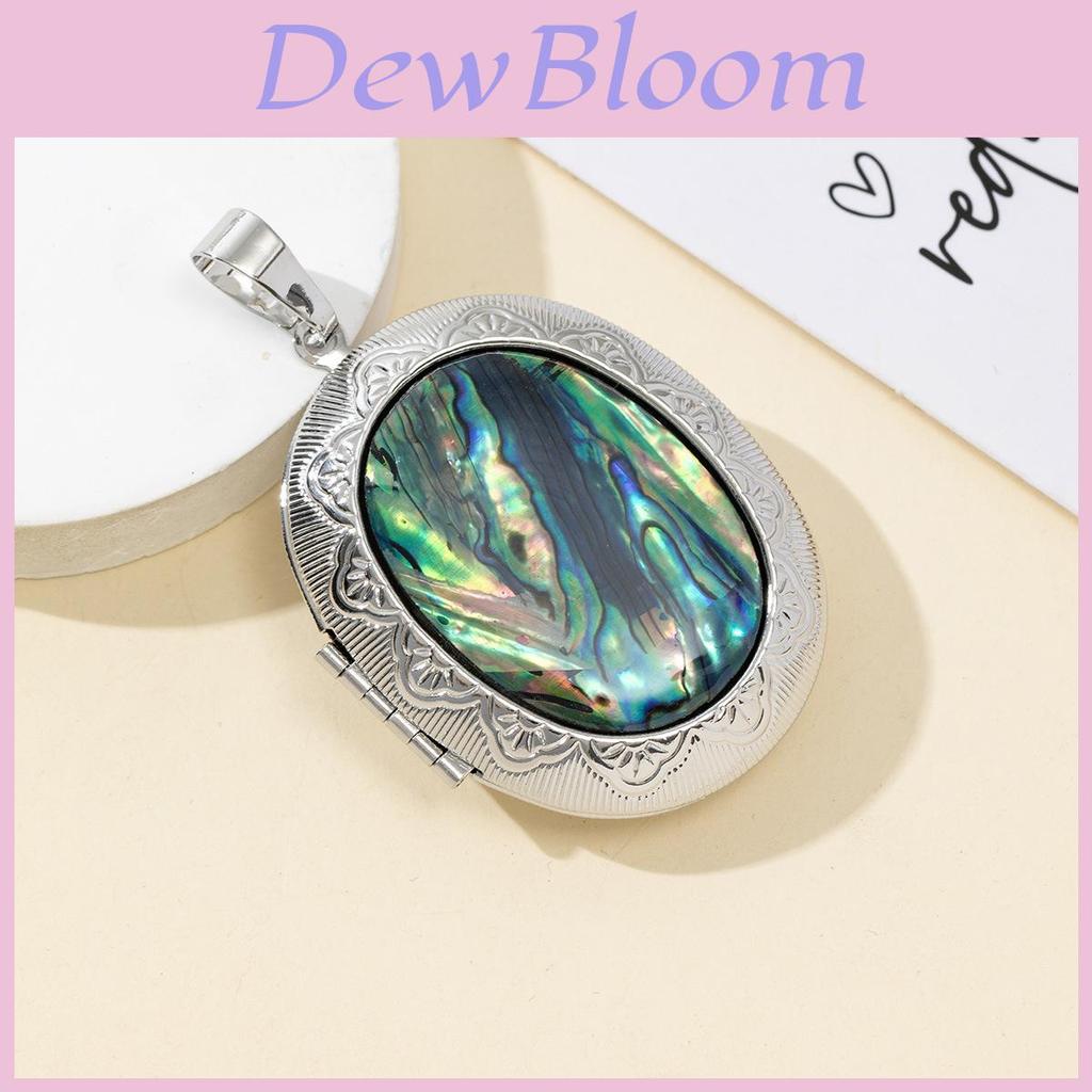 Shell Pendant With Electroplated Finish For Jewelry Making And Gift