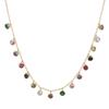 Jewelry Women'S Necklace South American Style Color Matching Glass Stone Pendant Personalized Earrings Necklace