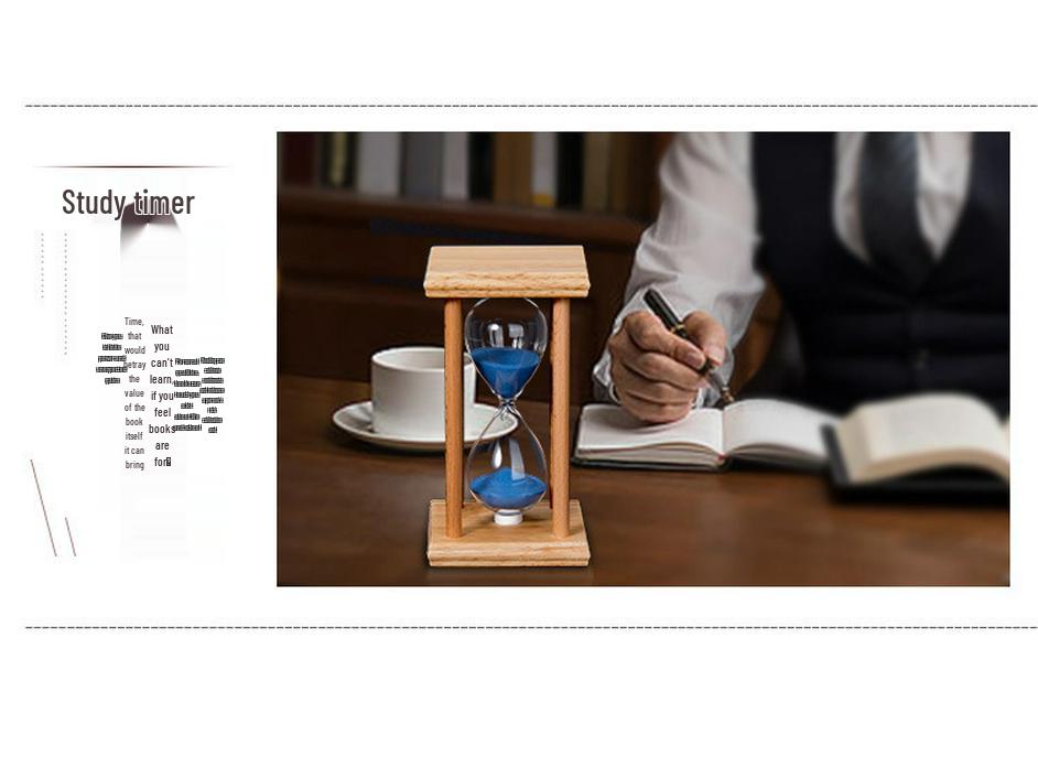 Retro Hourglass Timer - 45/60 Minute Creative Home Desk Ornament