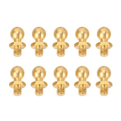 10 Τεμ. Βίδα Σφαιρικής Κεφαλής M3 Ορειχάλκινη Στερέωση Σφαιρικές Βίδες για Μοντελιστικό Αυτοκίνητο 110 124 118