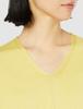 Equon Box French Yellow Women's V-Neck Sweater,