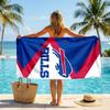 Bills Team Fashion Beach Towel: Ideal for Summer Adventures Soft, Absorbent and Quick Drying Suitable for Swimming and Bathing