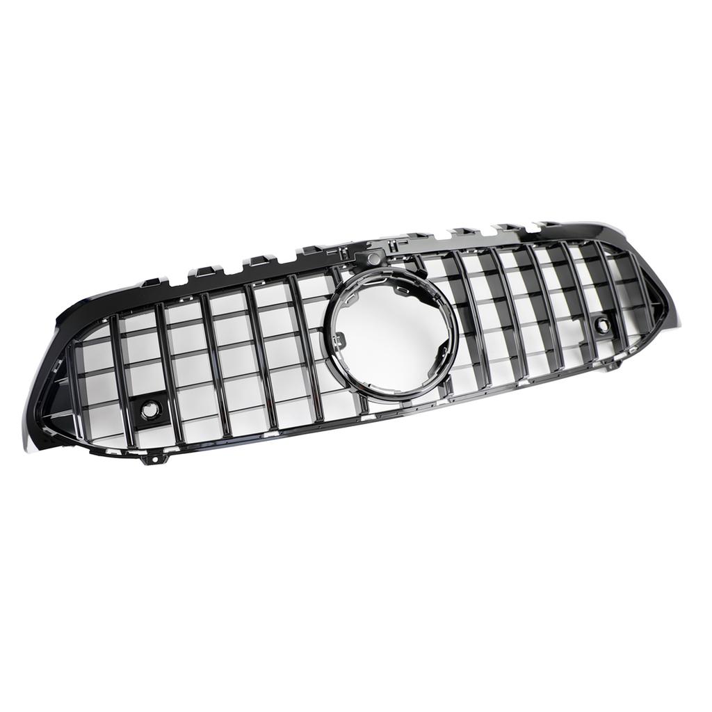 GT Style Front Bumper Grille Grill Fit Mercedes Benz A-Class W177 2019-2023