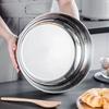 Kovová míchací mísa Hladký povrch Nepřilnavá Snadno se čistí Vhodná do myčky Víceúčelová Velká mísa Salátová mísa