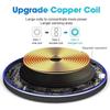 100W Metal Wireless Charger Pad Led Light for iPhone 16 15 14 13 12 Pro Max Samsung Xiaomi Mini Fast Wireless Charging Station