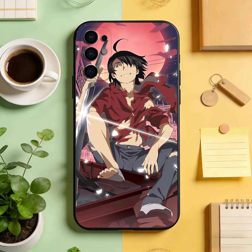 

Araragi Koyomi Phone Case For Samsung S25,S24,S21,S22,S23,S30,Ultra,S20,Plus,Fe,Lite,Note,10,Black Cover Samsung S22plus5G