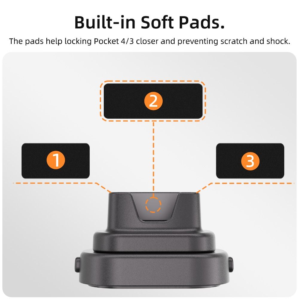 2-IN-1 Desktop Basis Afneembare Verlengbeugel voor DJI Osmo Pocket 4 3 Action Camera Accessoires