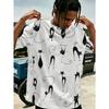 Men's Plus Size T-shirt with National Flag Animal Style 3D Printed O Neck Short Sleeved Casual Short Sleeved Tops