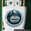 Adesivo WC Mondo Sottomarino Animali Marini Adesivo Murale Autoadesivo Rimovibile Impermeabile Decalcomanie Bagno Decorazioni per la Casa